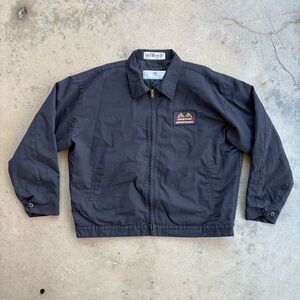 Detroit Jacket Style Men's XL Black Workwear Full Zip G&K Services